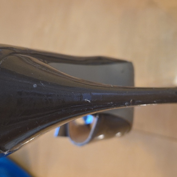 GUESS Bow Peep Toe Heels - Taupe. Size 7.5 - Picture 6 of 7